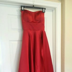 Beautiful satin like prom dress